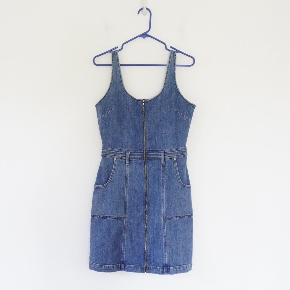 Women's Denim Sleeveless Dress from 7 for all Mankind  M